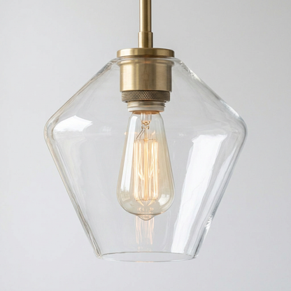 Elara Haus Clear Kitchen Island Pendant