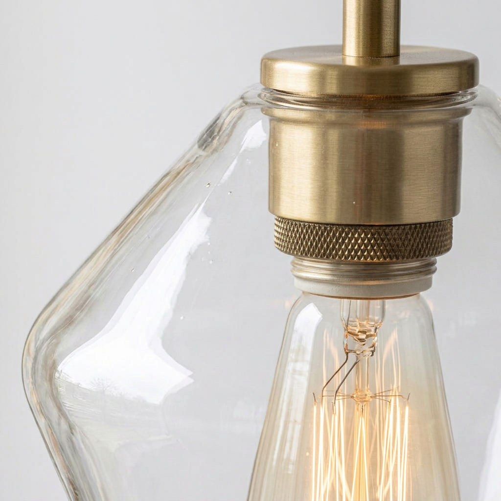 Elara Haus Clear Kitchen Island Pendant