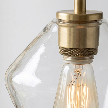 Elara Haus Clear Kitchen Island Pendant