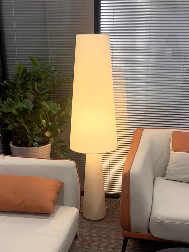 Sivora – Wabi Sabi Floor Lamp with Fabric Shade 3