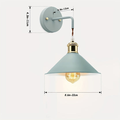 Modern Metal Wall Sconce | Industrial Oil-Rubbed Wall Light Fixture 7