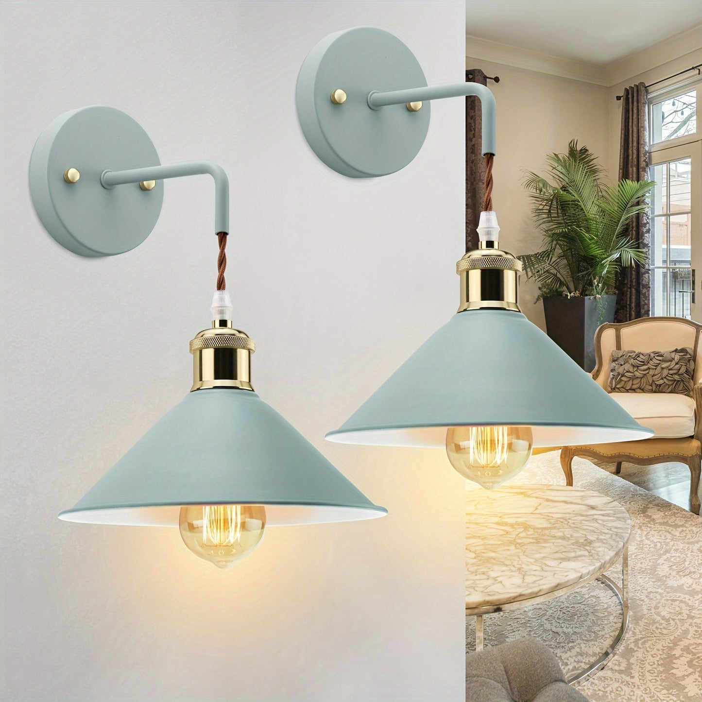 Modern Metal Wall Sconce | Industrial Oil-Rubbed Wall Light Fixture 4