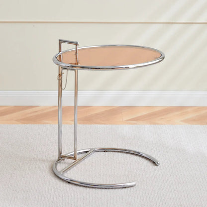 Solvane - Glass Coffee Table with Stainless Steel Base 2