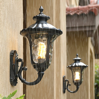 Verenia - Waterproof Retro Outdoor Wall Lamp Frosted Glass 5