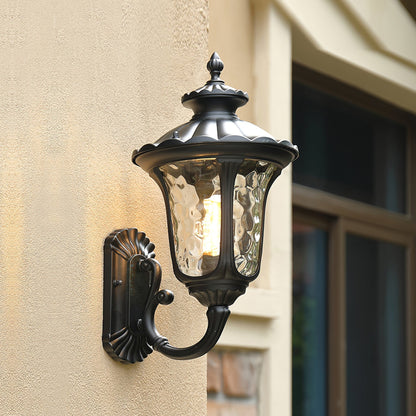 Verenia - Waterproof Retro Outdoor Wall Lamp Frosted Glass 6