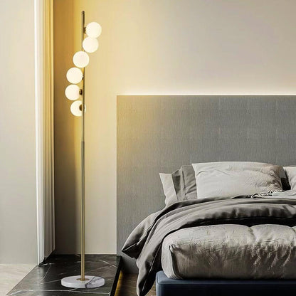 Mirelba – 6-Light Gold Floor Lamp 2