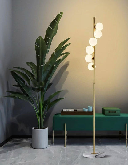 Mirelba – 6-Light Gold Floor Lamp 4