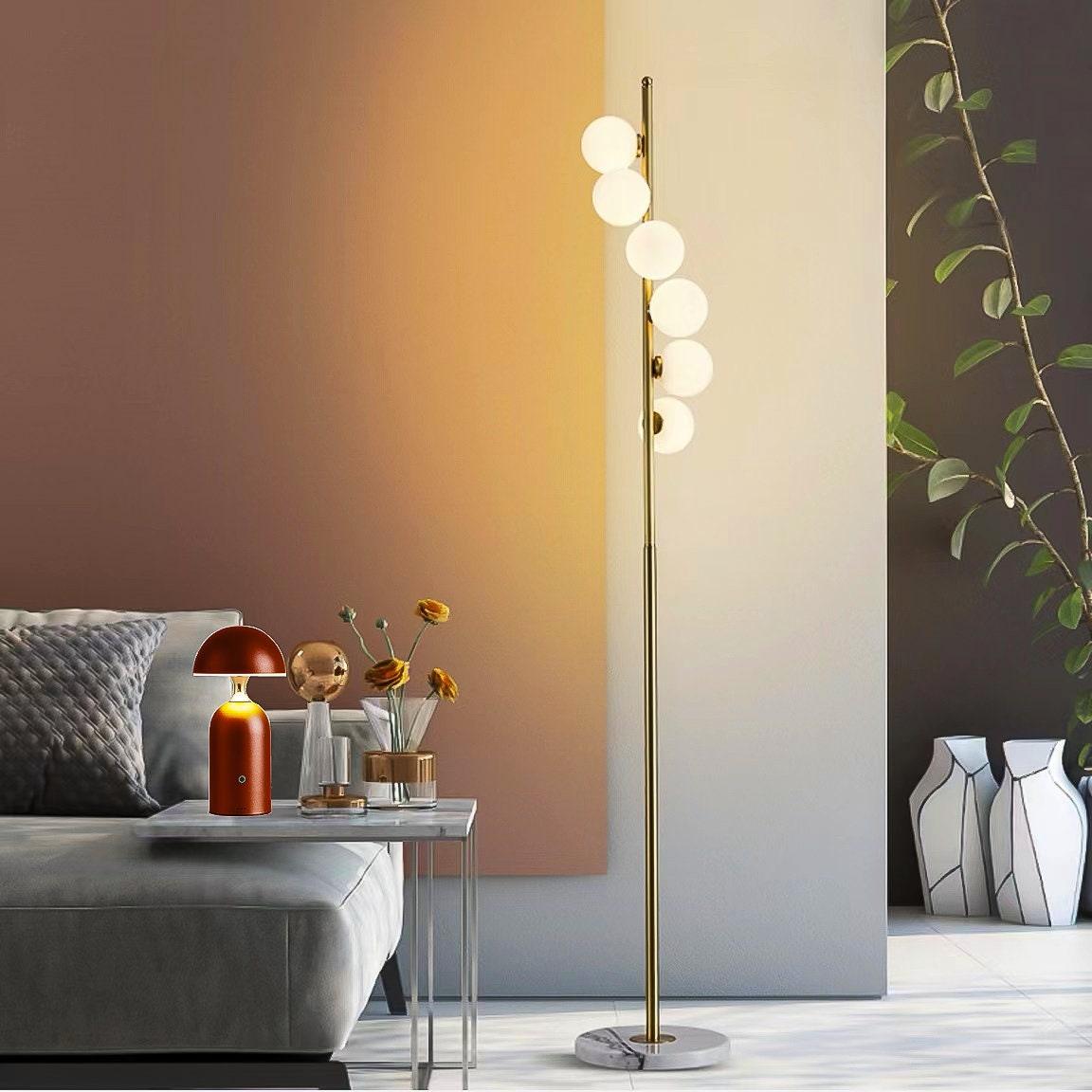 Mirelba – 6-Light Gold Floor Lamp 5