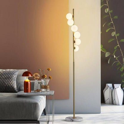 Mirelba – 6-Light Gold Floor Lamp 5