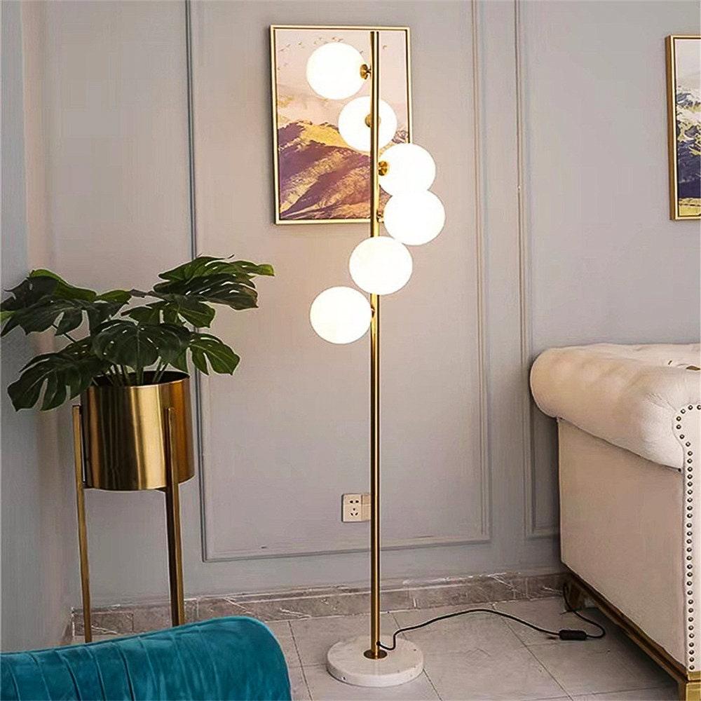 Mirelba – 6-Light Gold Floor Lamp 6
