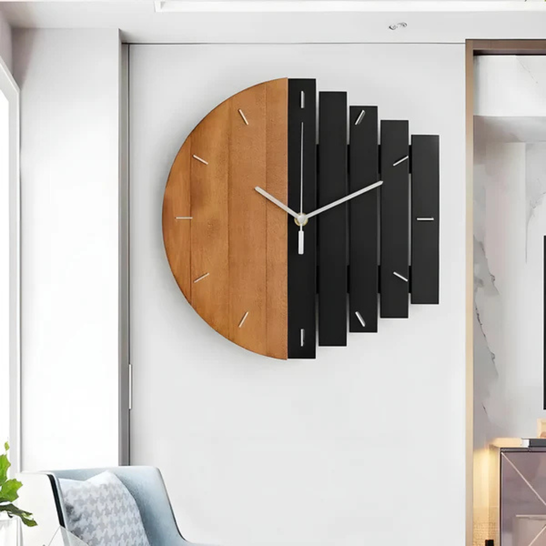Vesper - Large Wooden Wall Clock for the Living Room 0