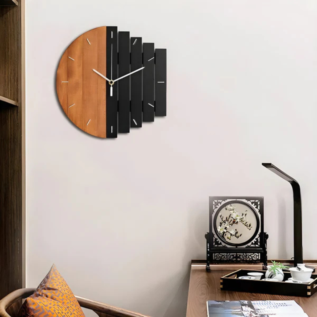 Vesper - Large Wooden Wall Clock for the Living Room 2