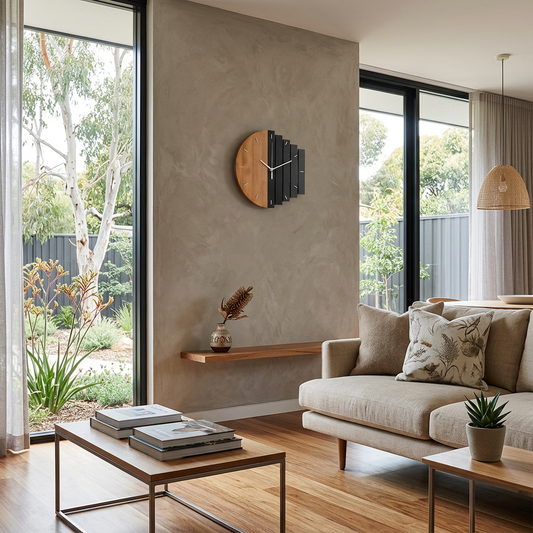Elara Haus Contemporary Decorative Living Room Timepiece