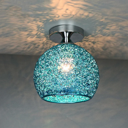 Decorative ball ceiling lamp - ceiling lamp with openwork metal lampshade 6
