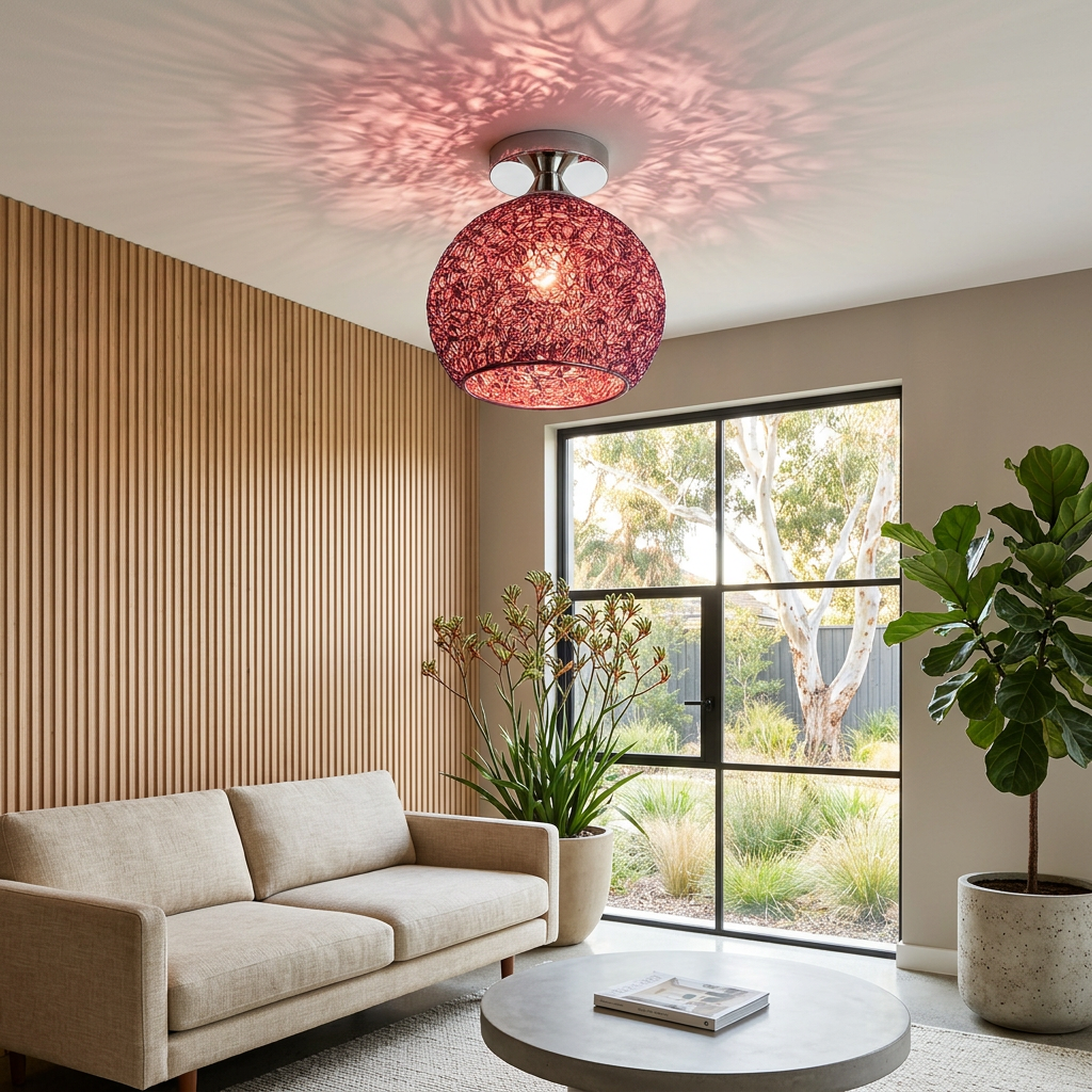 Elara Haus Contemporary Intricate Wire Nest Pendant Light