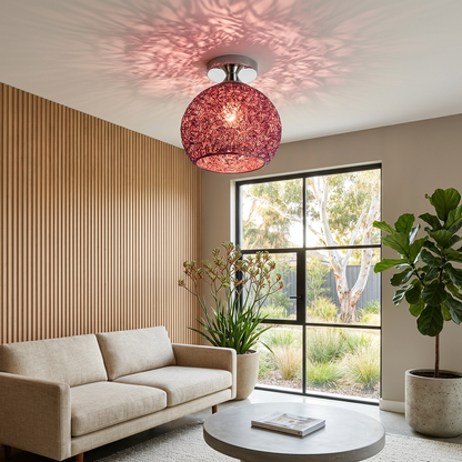Elara Haus Contemporary Intricate Wire Nest Pendant Light