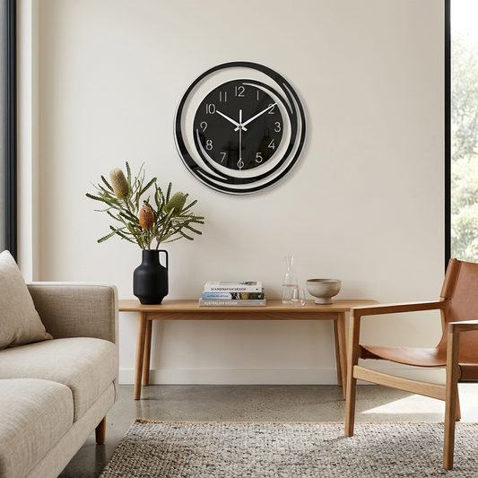Elara Haus Contemporary Scandinavian Design Wall Timepiece