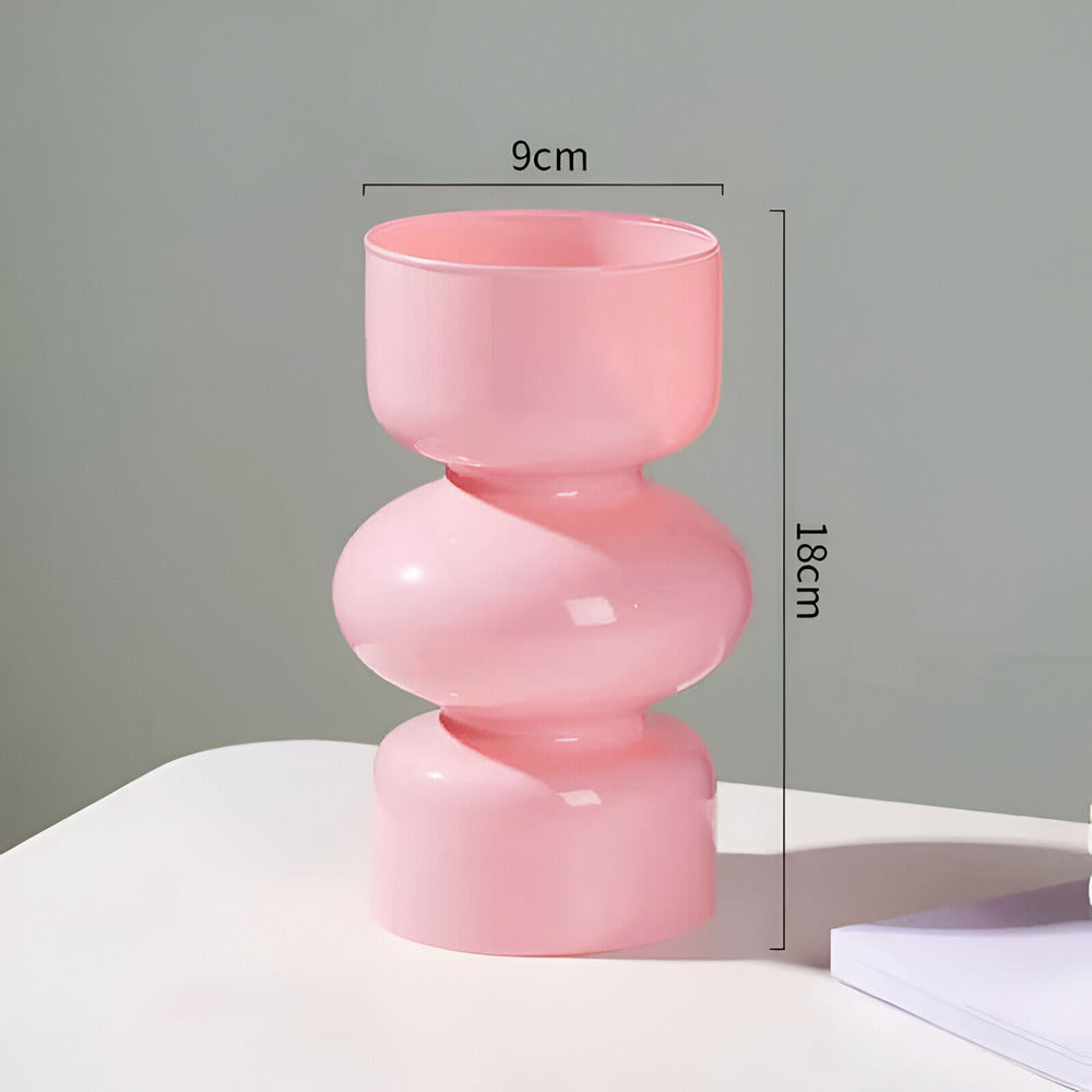 Elirona - Versatile Scandinavian Glass Vase in Various Colors 8