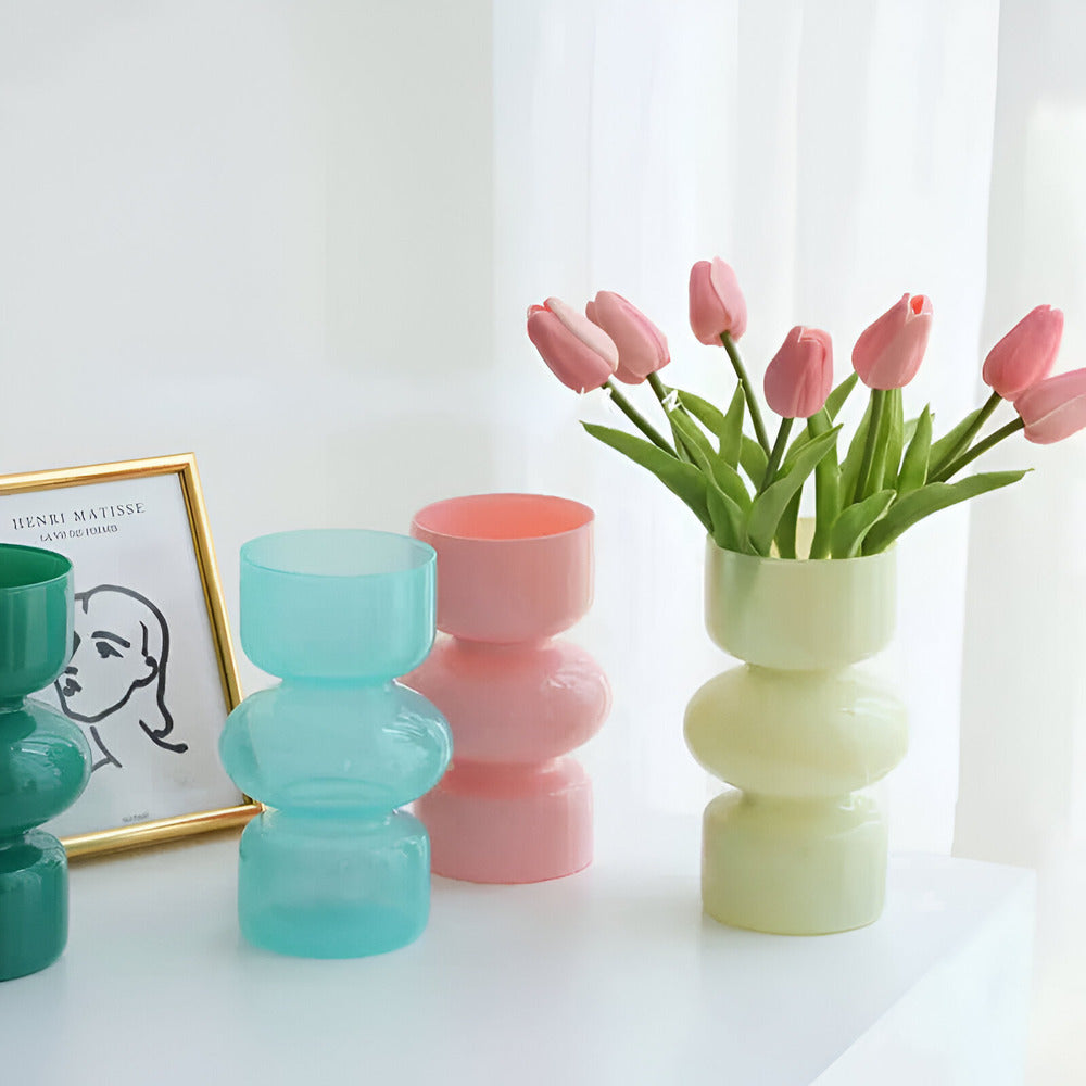 Elirona - Versatile Scandinavian Glass Vase in Various Colors 2