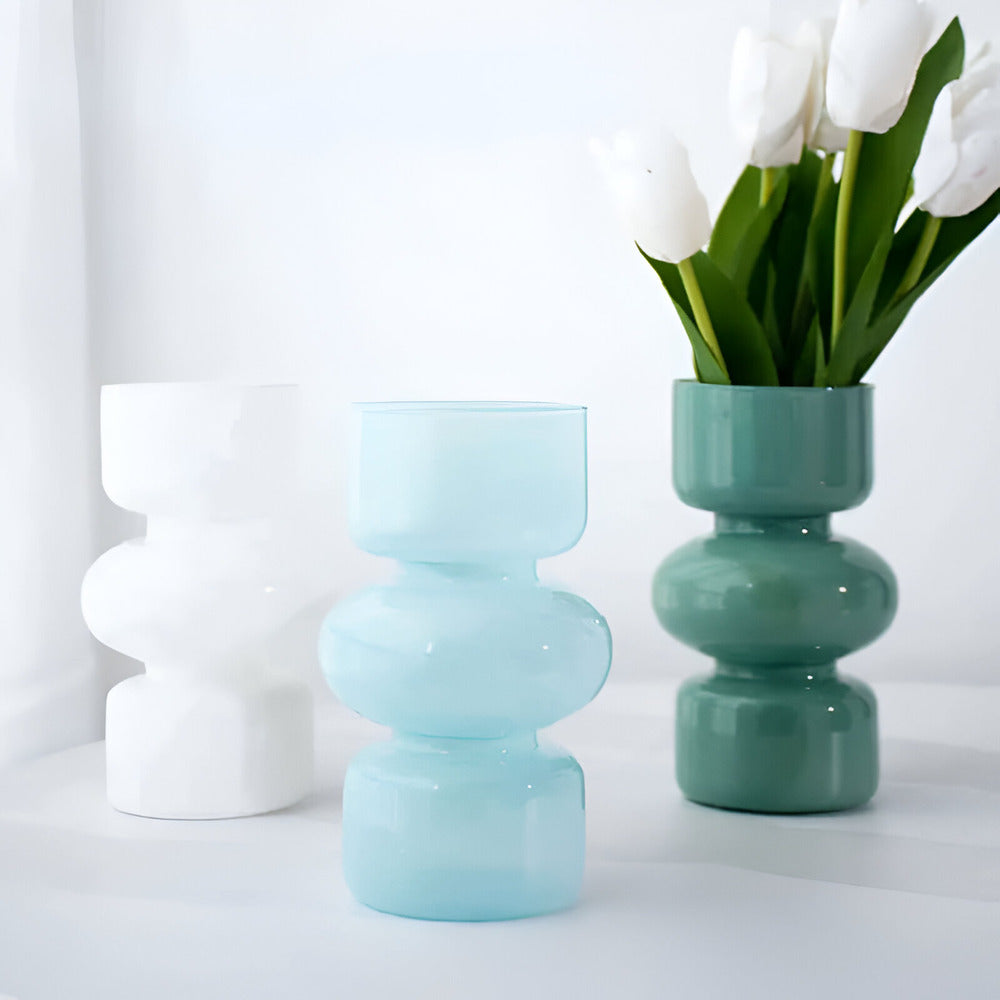 Elirona - Versatile Scandinavian Glass Vase in Various Colors 3