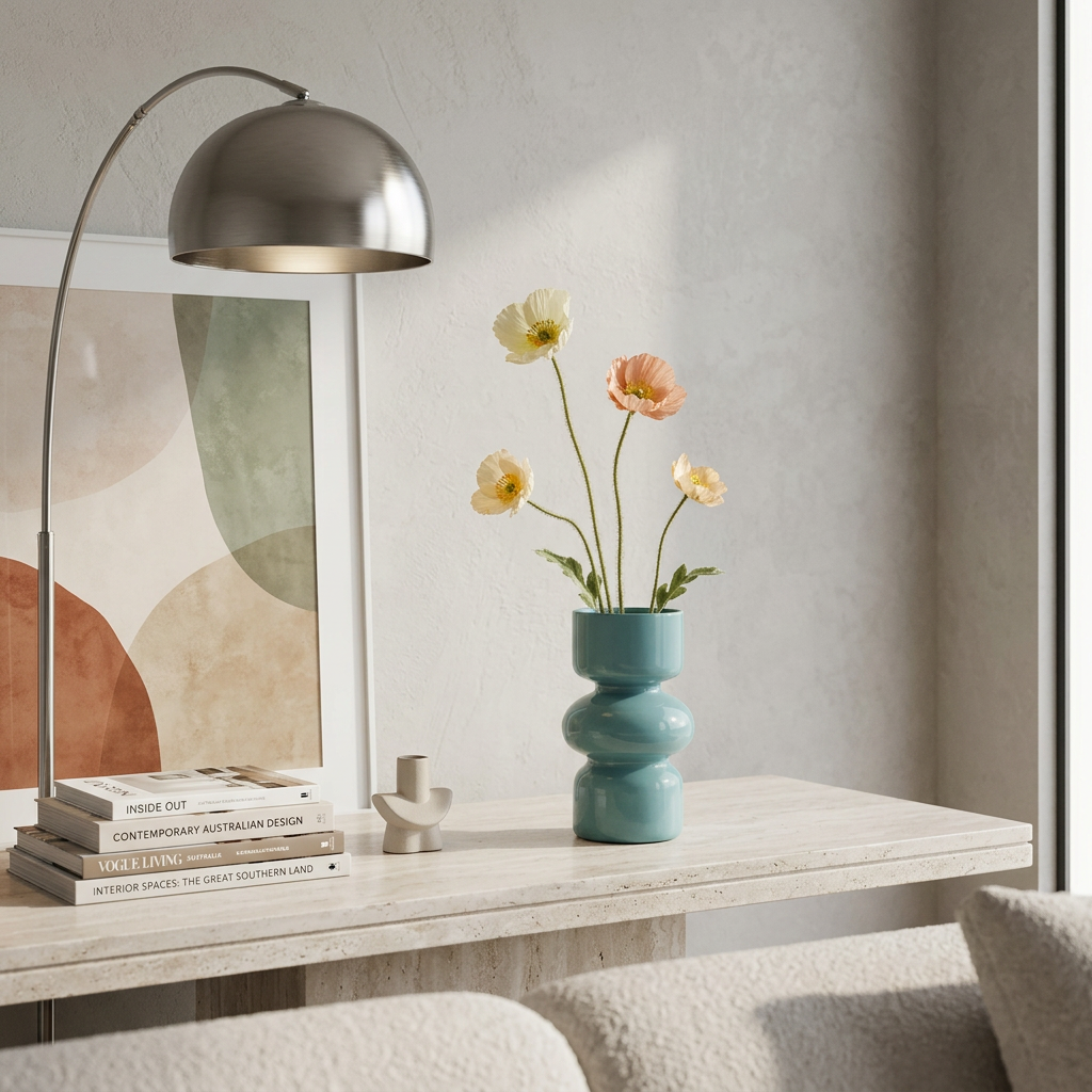 Elara Haus Contemporary Stacked Bubble Design Vase