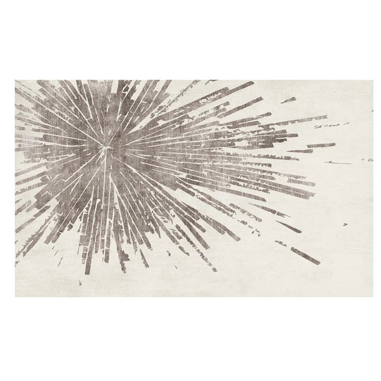Vorenis - Japanese Minimalist Fluffy Rug Soft Non-slip for Bedroom Living Room and Lounge 8