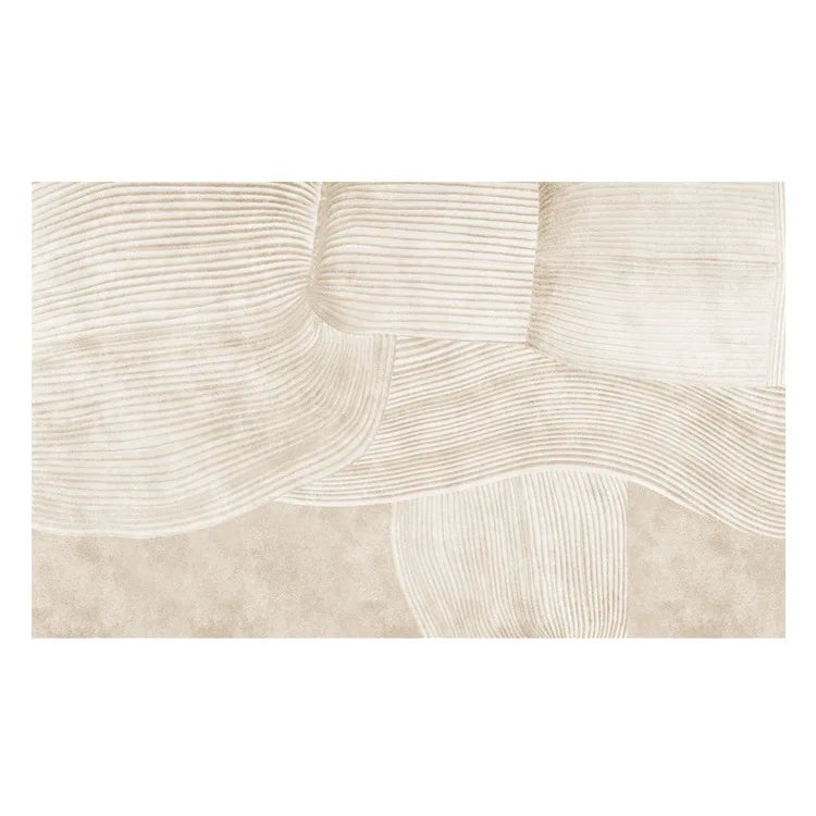 Vorenis - Japanese Minimalist Fluffy Rug Soft Non-slip for Bedroom Living Room and Lounge 0