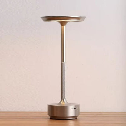 Elara Haus Cordless Table Lamp - Aluminium Touch Sensitive Bedside Lamp 9