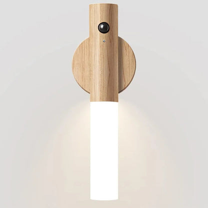 Modern wooden wall lamp – Magnetic LED wall lamp with motion sensor 0
