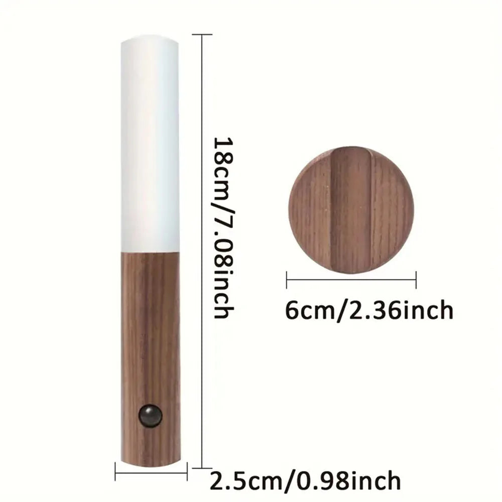 Modern wooden wall lamp – Magnetic LED wall lamp with motion sensor 6