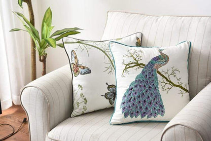 Lunira - Decorative Cushion with Embroidery in Country Style 3