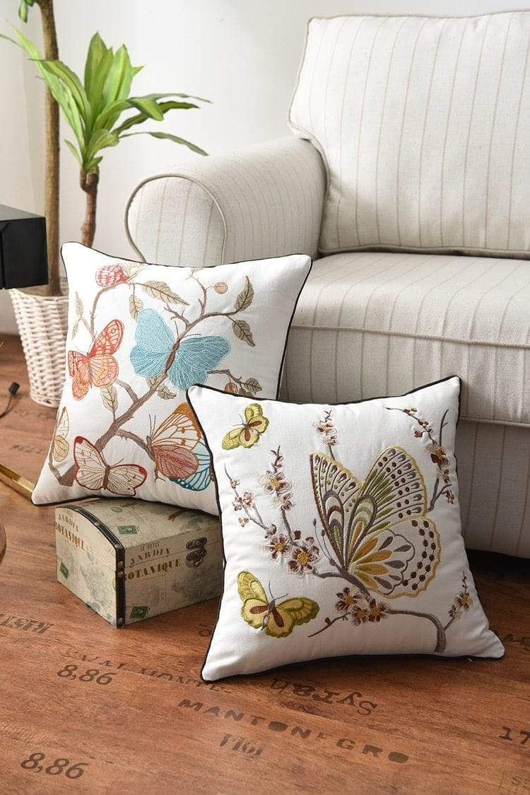 Lunira - Decorative Cushion with Embroidery in Country Style 7