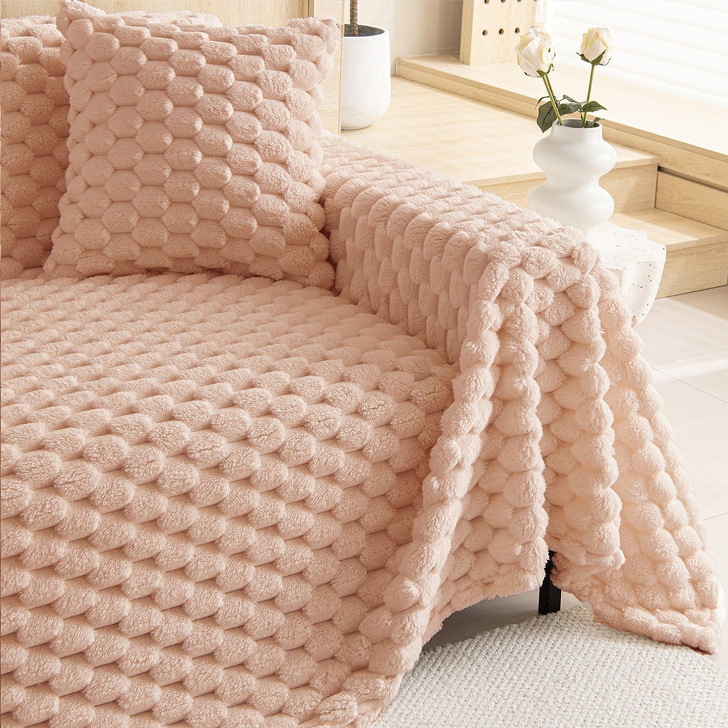 Elara Haus Cozy Chic Sofa Protector
