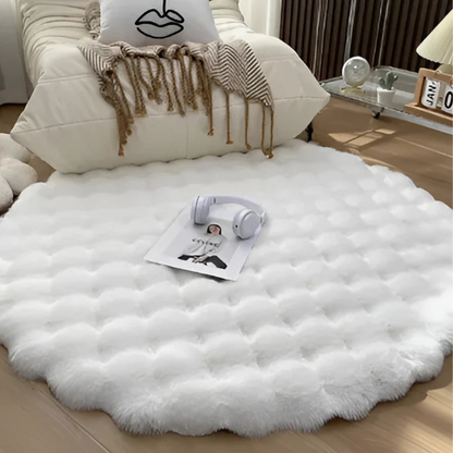 Cush - Round Rug 90x90 Fleece 3