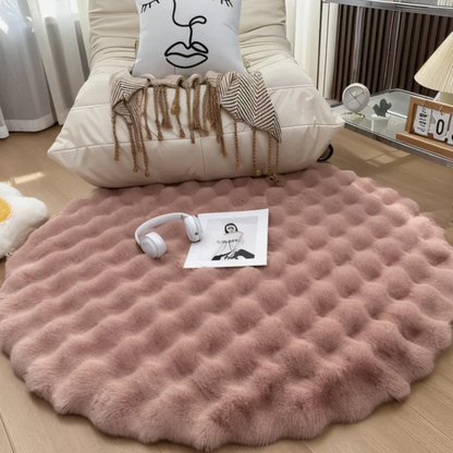 Cush - Round Rug 90x90 Fleece 5