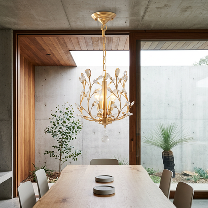Elara Haus Crystal Branch Chandelier Pendant Light