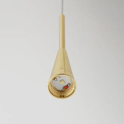Teardrop Gold Pendant Light 6