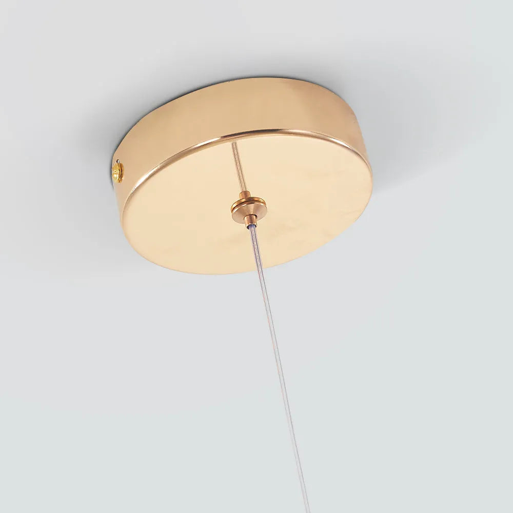 Teardrop Gold Pendant Light 5