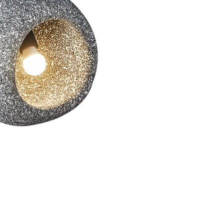 Nordic 1-Light Cave Shaped Wabi Sabi Pendant For Dining Table 3