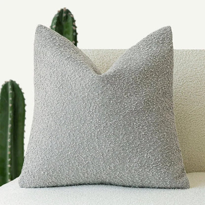 Elara Haus Cushion Cover - Premium Boucle Fabric Decorative Cover 45cm x 45cm 9