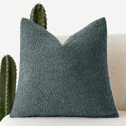Elara Haus Cushion Cover - Premium Boucle Fabric Decorative Cover 45cm x 45cm 11