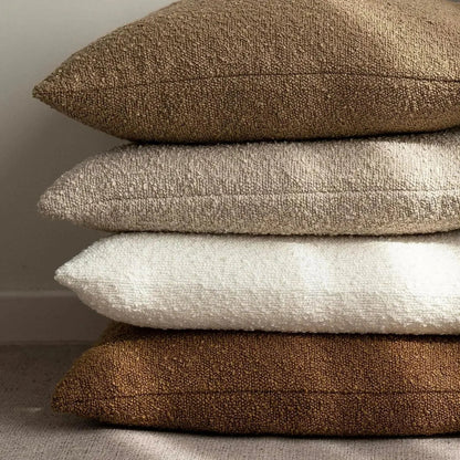 Elara Haus Cushion Cover - Premium Boucle Fabric Decorative Cover 45cm x 45cm 3
