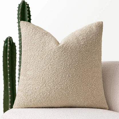 Elara Haus Cushion Cover - Premium Boucle Fabric Decorative Cover 45cm x 45cm 7