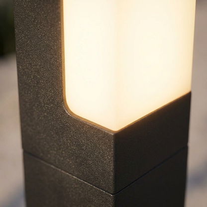 Elara Haus Cylindrical Outdoor Ground Bollard Light