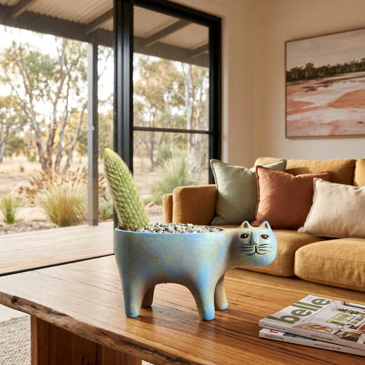Elara Haus Decorative Animal Design Ceramic Pot