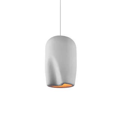 Solara Rounded Plaster Pendant Lamp Wabi Sabi Dome 6