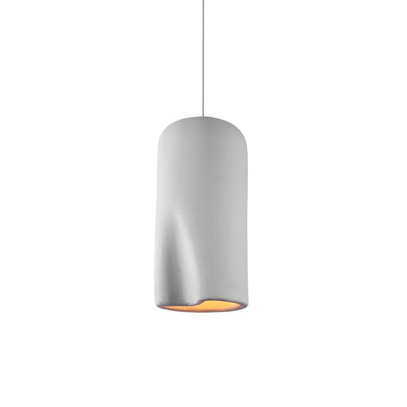 Solara Rounded Plaster Pendant Lamp Wabi Sabi Dome 7