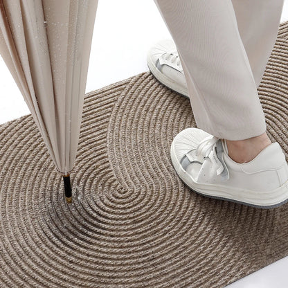 Nivara - 3D Groove Doormat made of Wear-Resistant Polyester with Anti-Slip for Indoor and Outdoor Use 3
