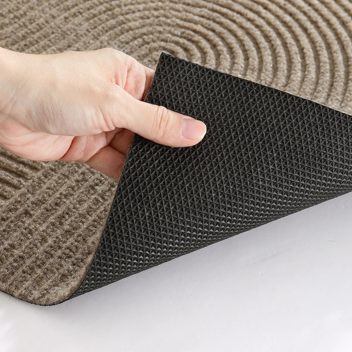 Nivara - 3D Groove Doormat made of Wear-Resistant Polyester with Anti-Slip for Indoor and Outdoor Use 4
