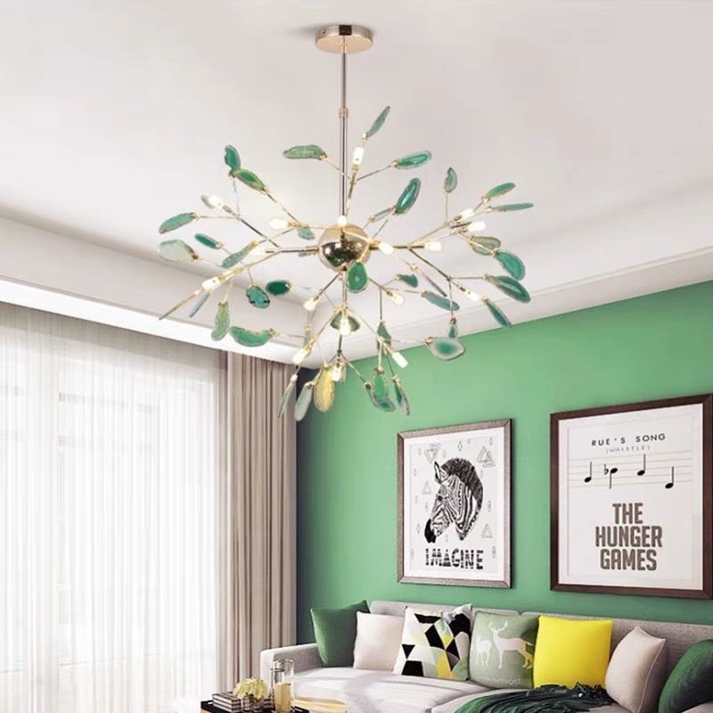 Elara Haus Designer Chandelier Light - Metal Colourful Modern Hanging Light Fixtures 8